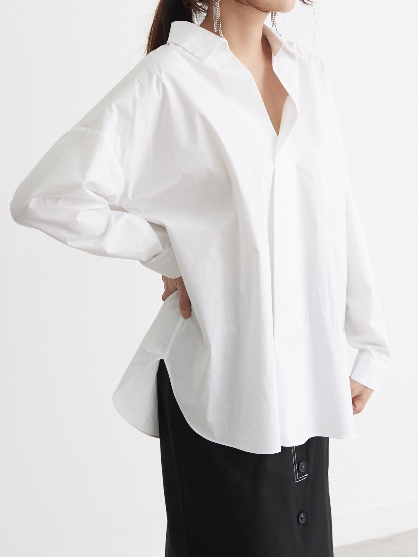 NEW FASHION LADY GIRL Blouse Half Open Blouse Girl