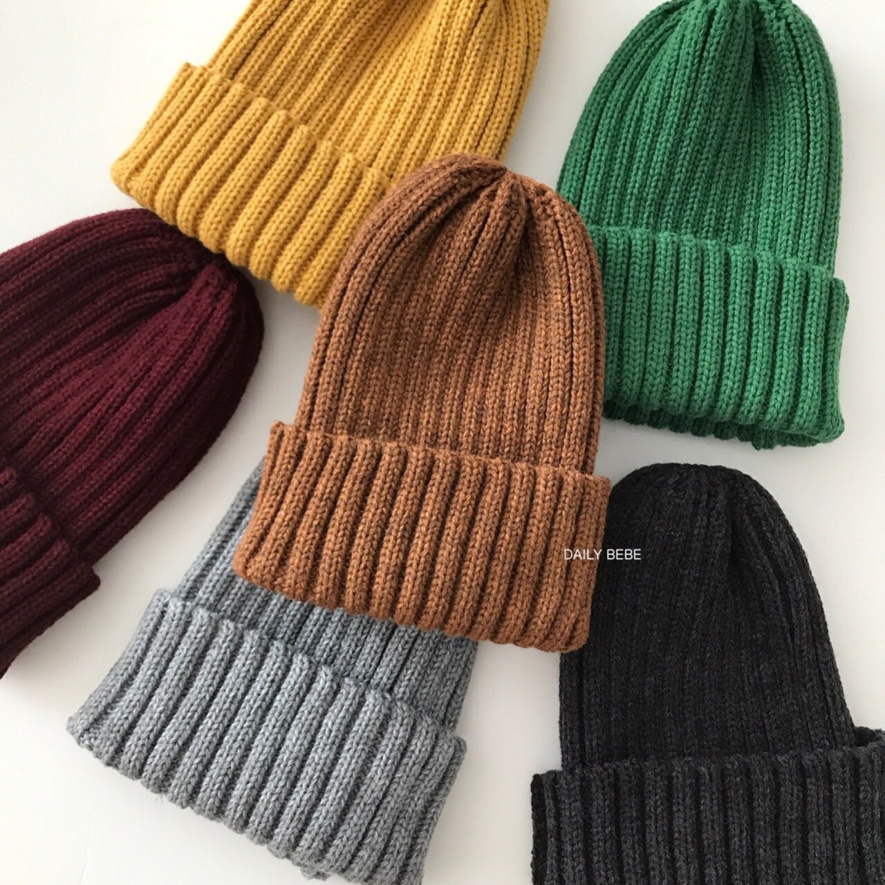 Autumn Child Left Girl Baby Beanie Hat Infant Bust