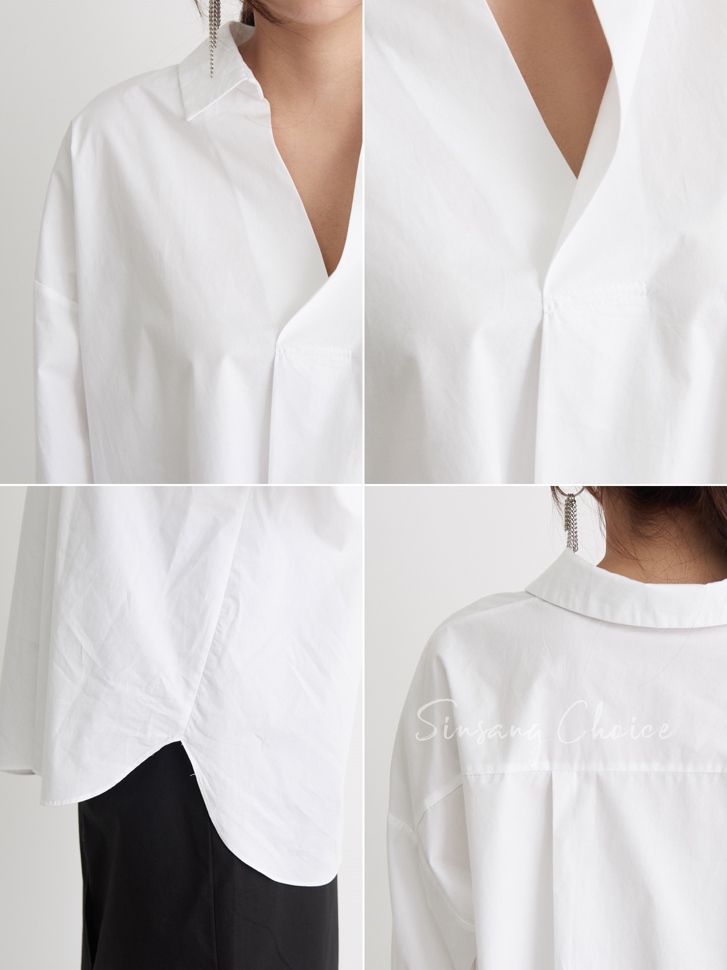 NEW FASHION LADY GIRL Blouse Half Open Blouse Girl