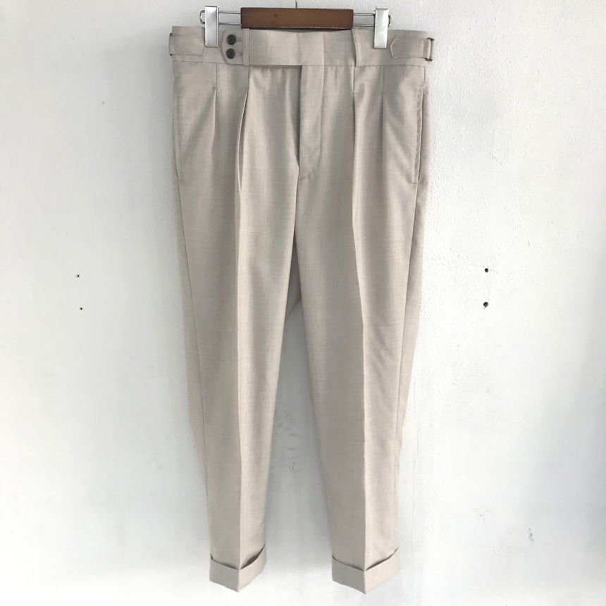 New Men's Pants lapel Gurka Slacks Pants Pants 