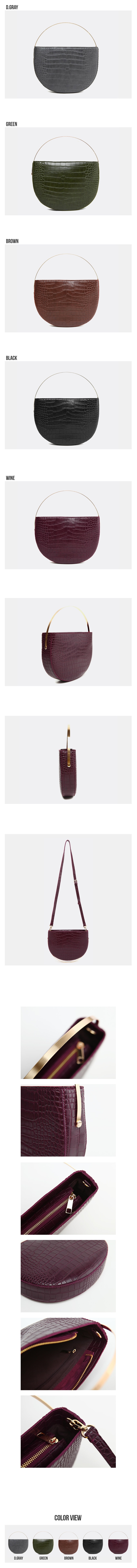 New Wannie Half Moon Mini Tote Bag Cross-back Part