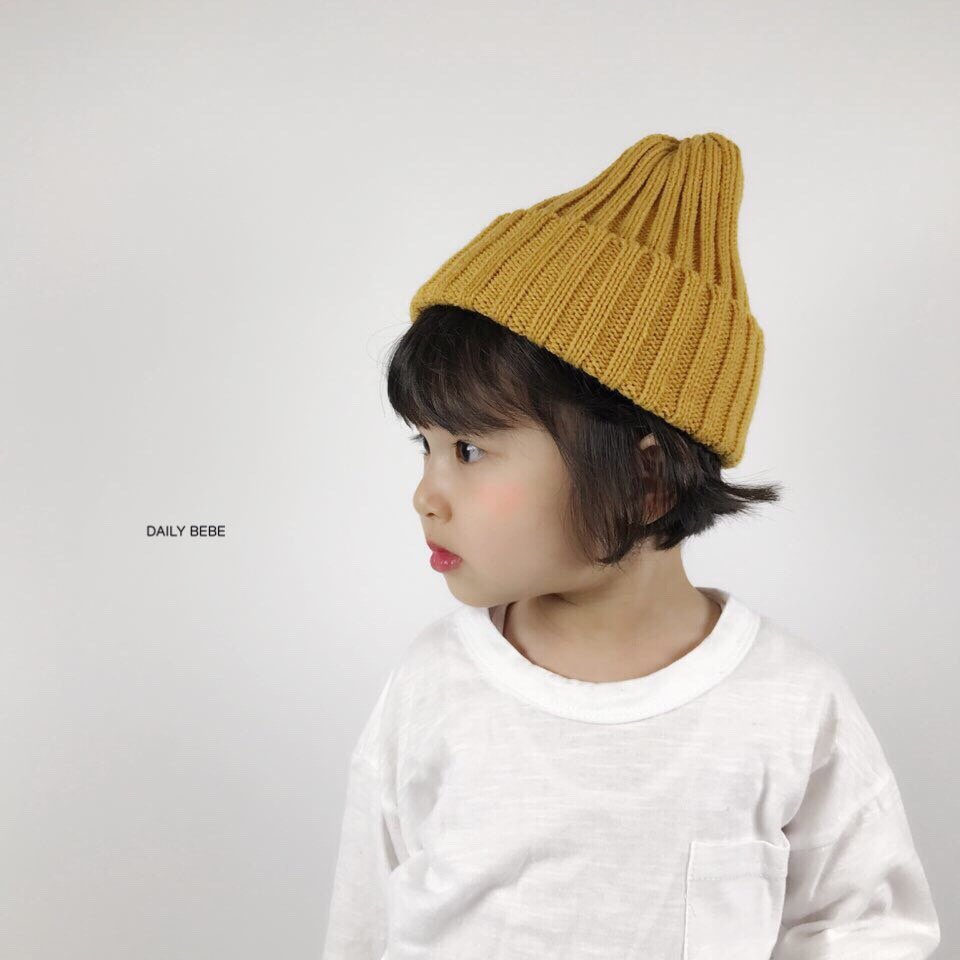 Autumn Child Left Girl Baby Beanie Hat Infant Bust