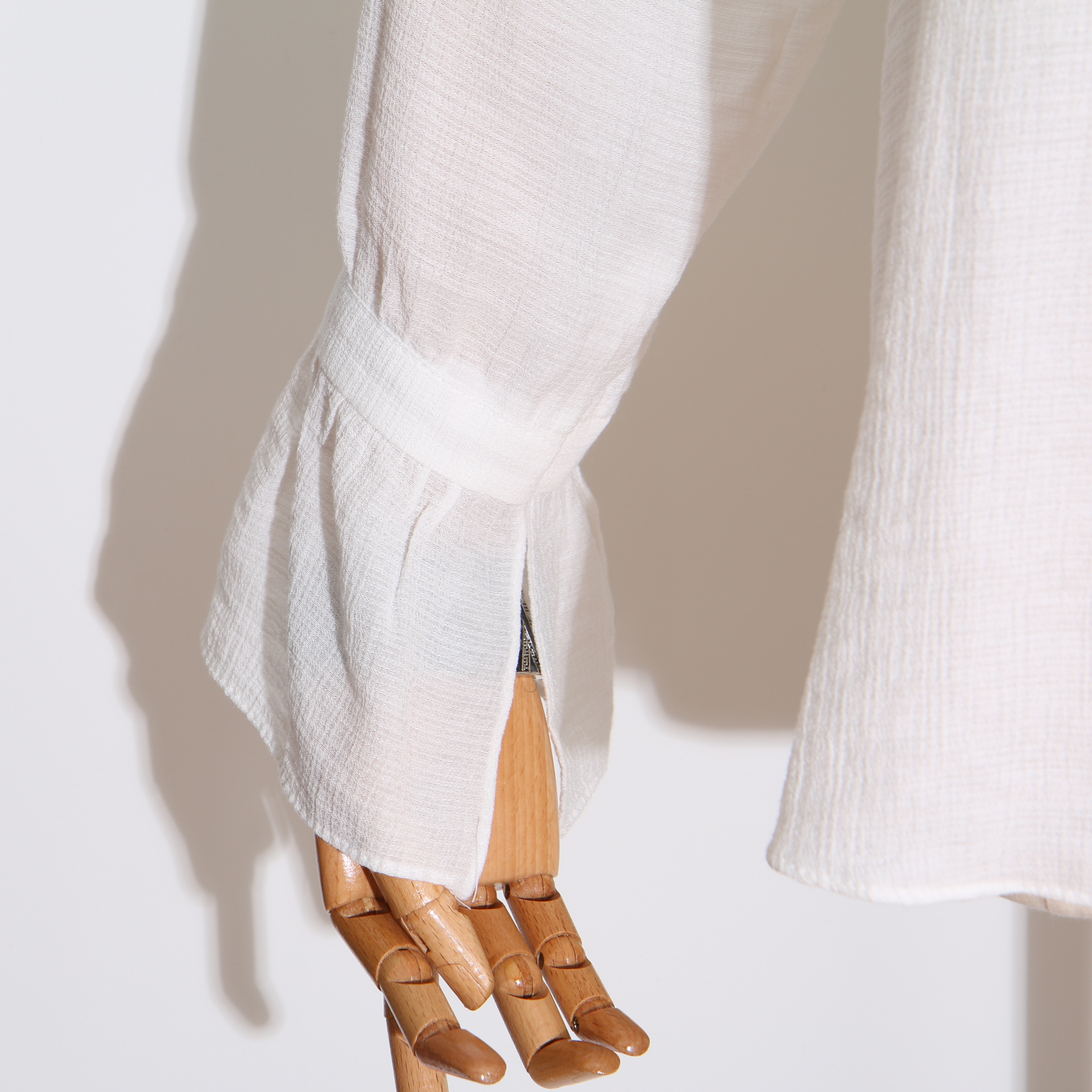 Wedding look frills chiffon flower blouse ribbon g