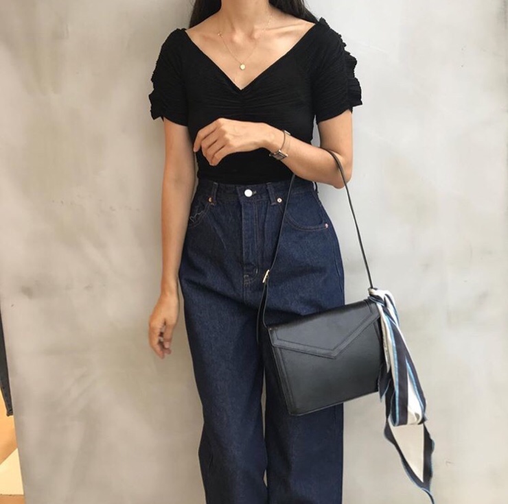 New Square Real Leather Tote Bag Cross Back Luxury