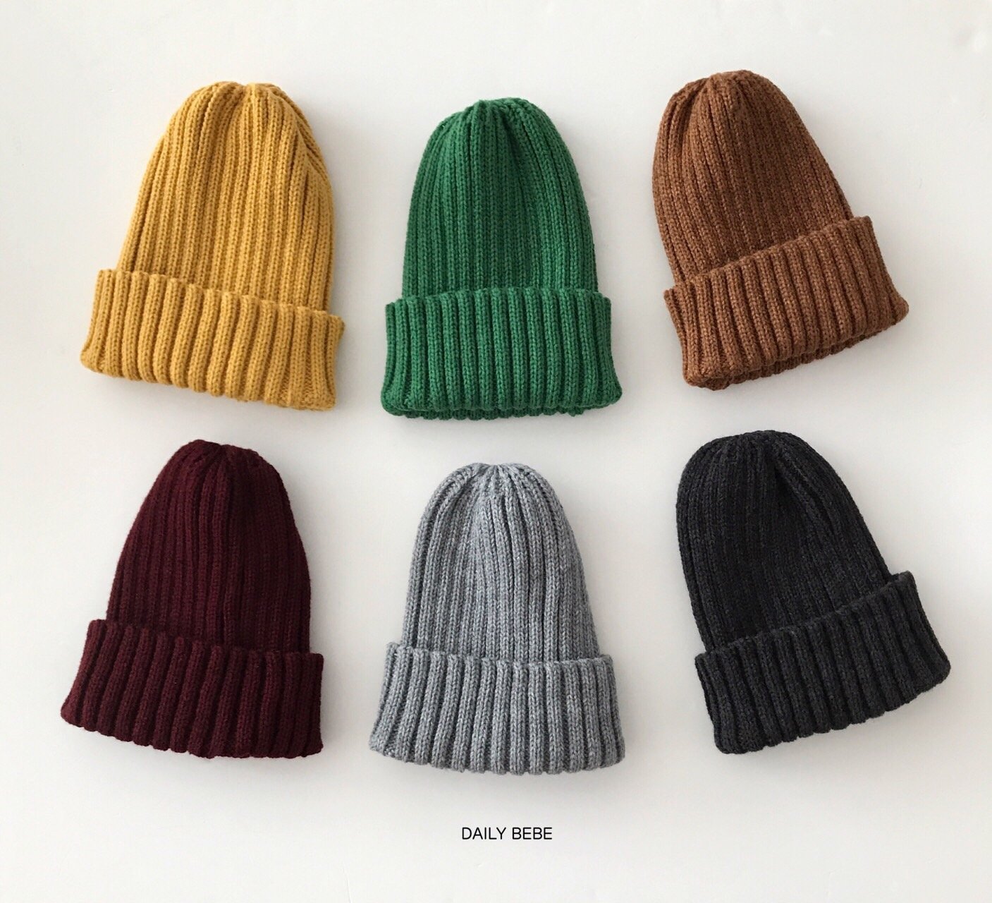 Autumn Child Left Girl Baby Beanie Hat Infant Bust