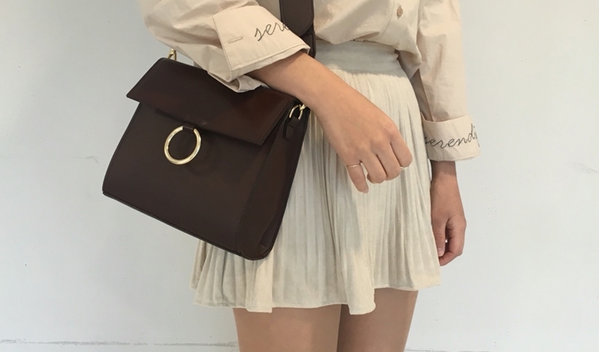 Bloom Pleat Pleated Mini Skirt Tax Suede Tweed Coo