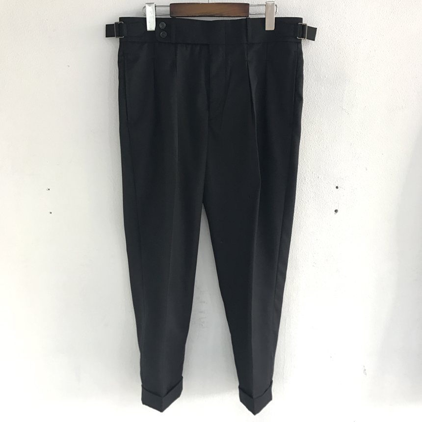 New Men's Pants lapel Gurka Slacks Pants Pants 
