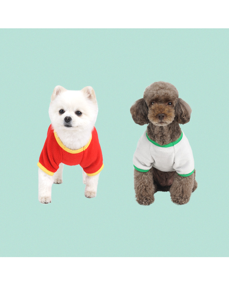 NEW DOG FASHION PARIS DOG PUPPET BASIC STRAIGHT T-