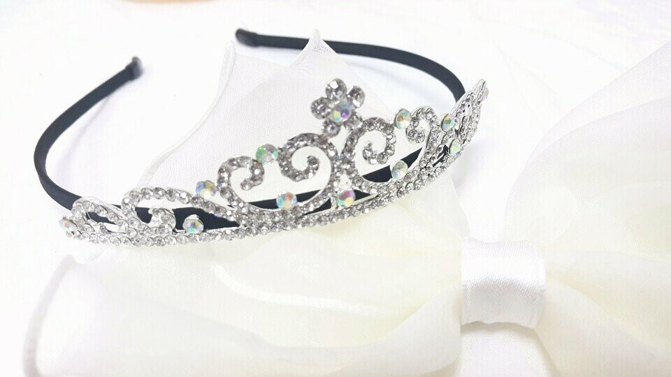 New Tierra Cubic Headband Princess Crown Accessori