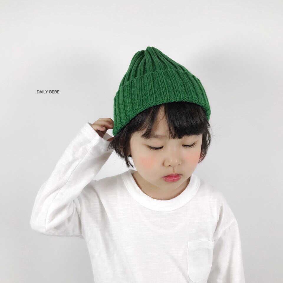 Autumn Child Left Girl Baby Beanie Hat Infant Bust
