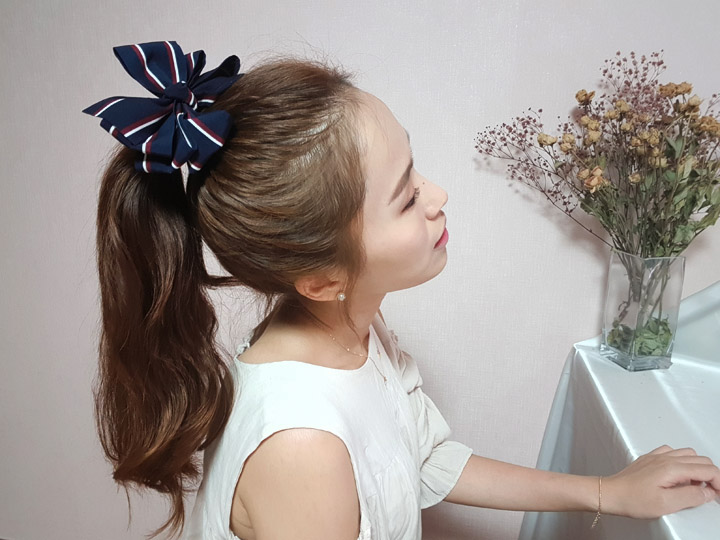 Handmade hairpin striped hairpin autumn king ribbo