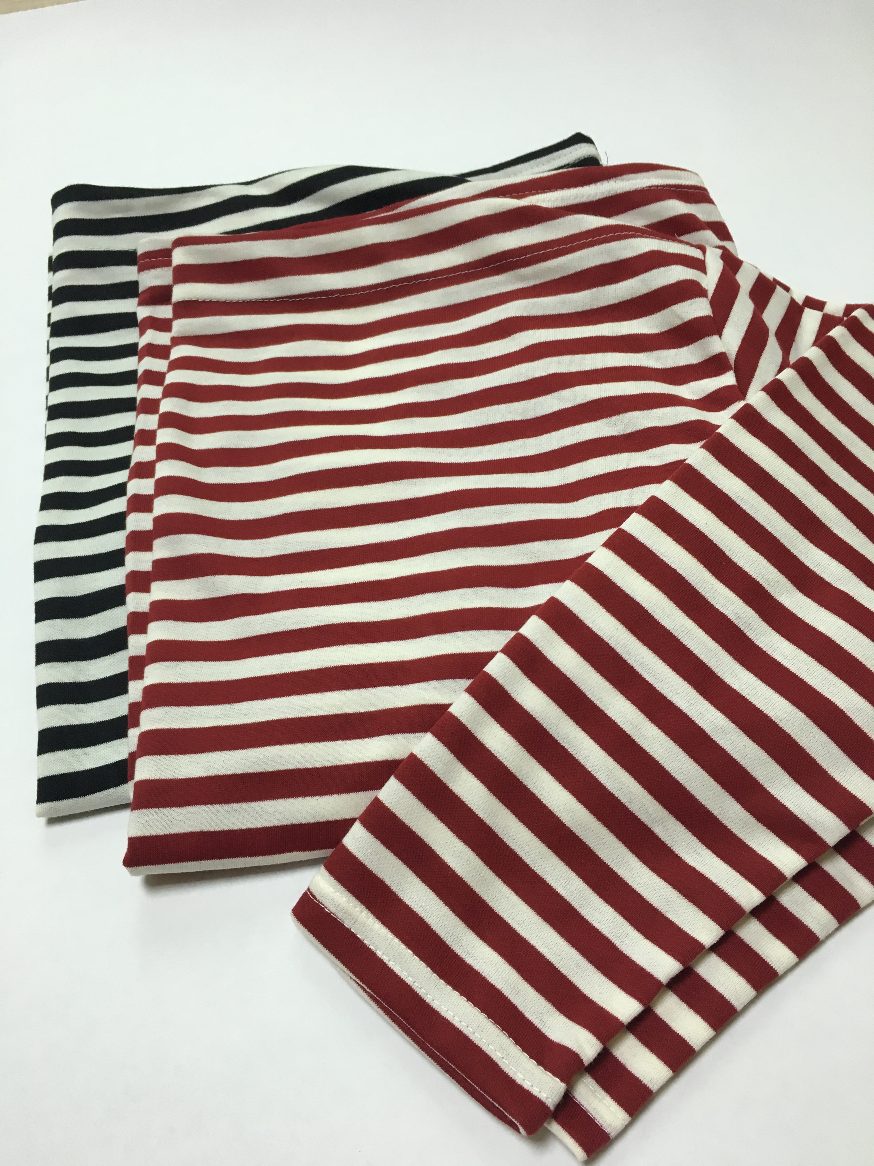 Loose T-Shirt T-shirt Stripe Wide Feet Matching Go