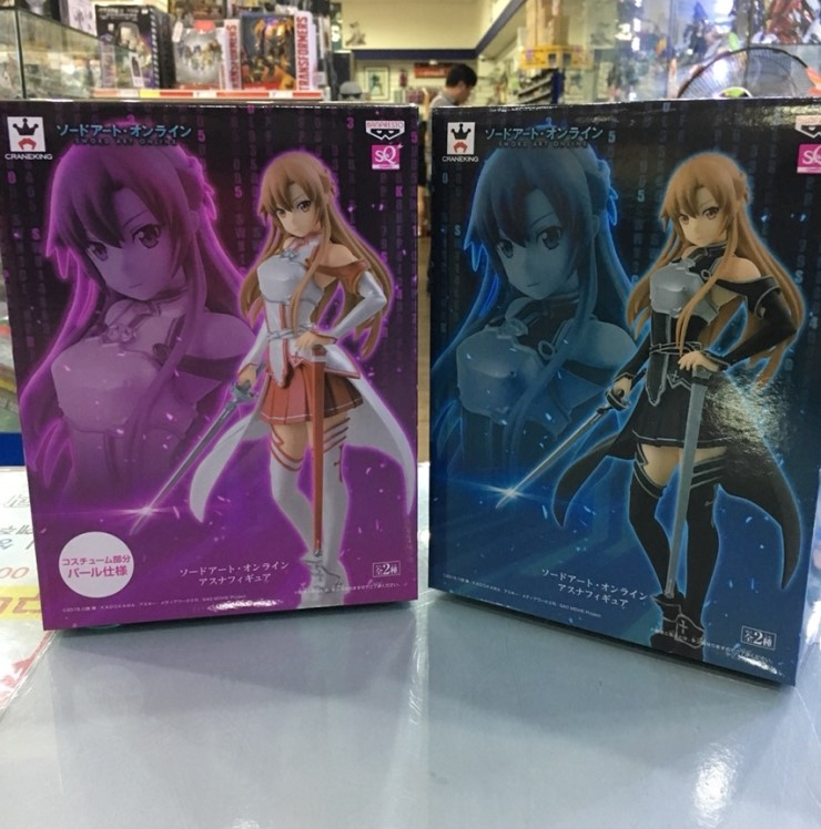 Soda on Sword Art Online SQ Asuna A Banpresto Ungu
