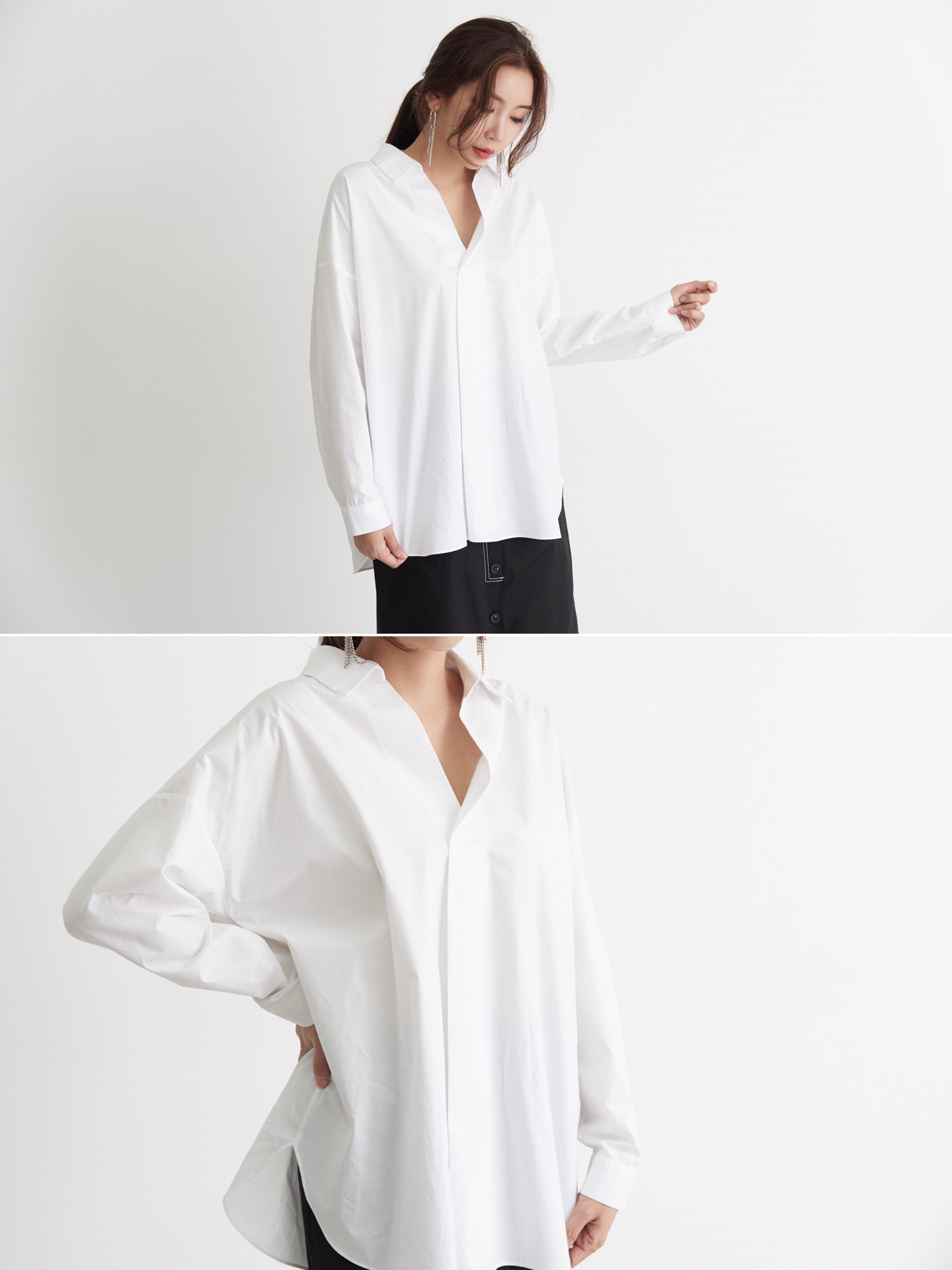 NEW FASHION LADY GIRL Blouse Half Open Blouse Girl