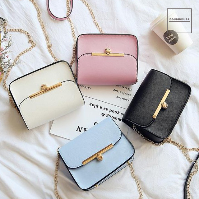 New Gold Chain Simple Mini Cross Back Women's T