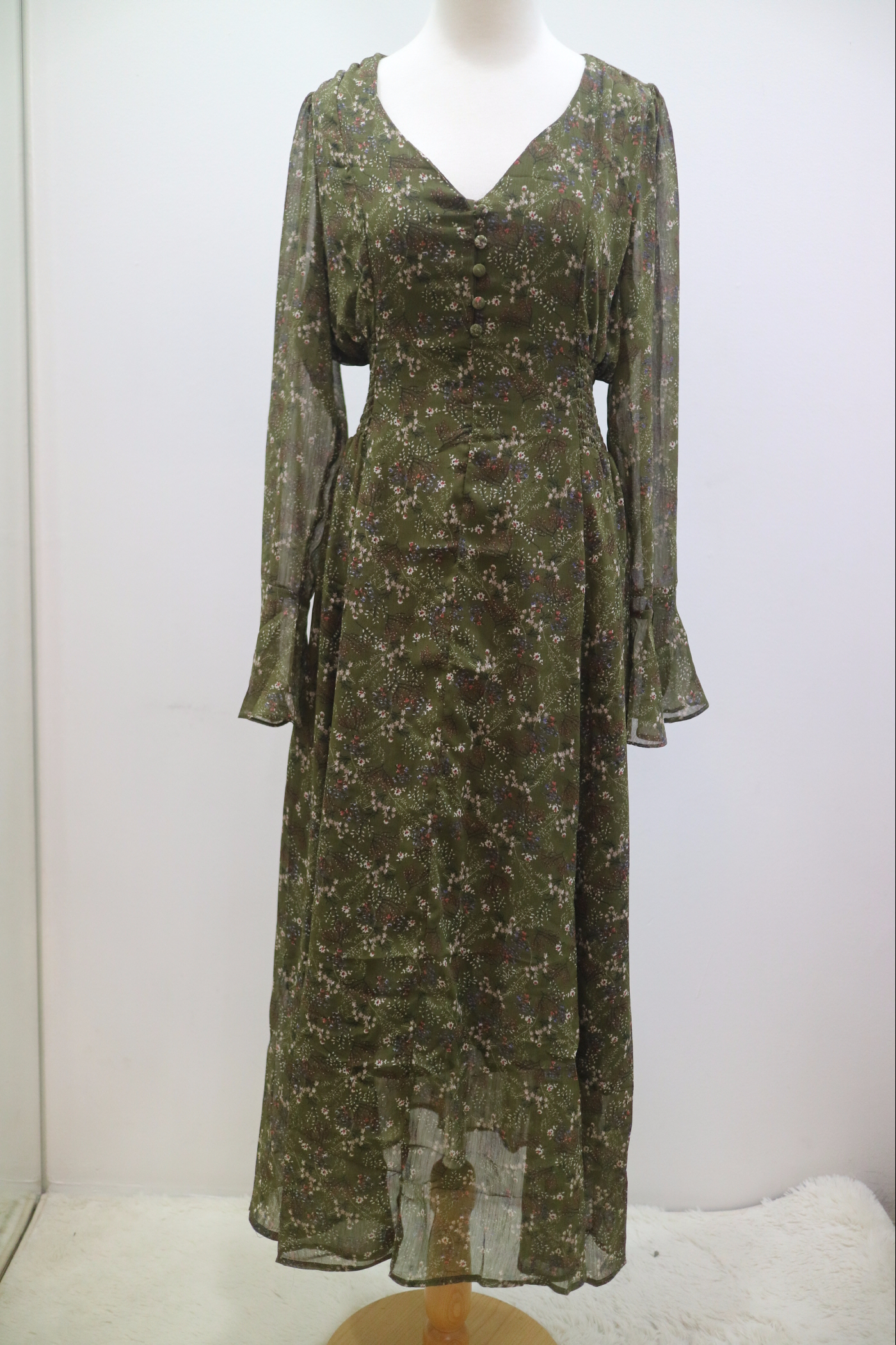 Cropped Chiffon One Piece Romantic Travel Look Fem