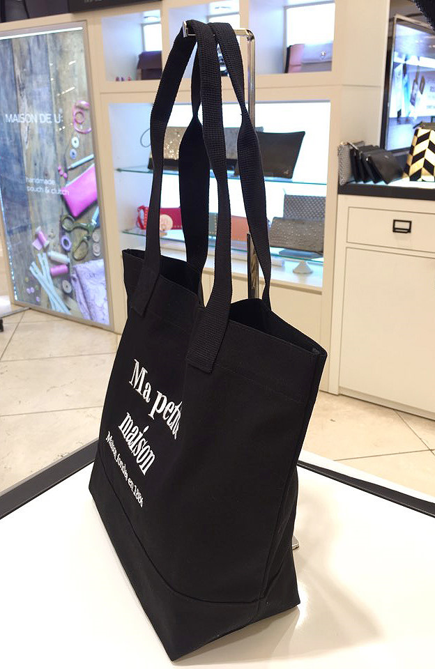 Maison d'Ou Black Eco Bag MU48 Natural Fashion 