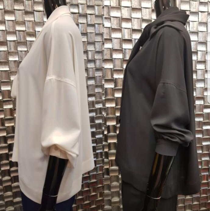 NEW FASHION LADY GIRL Blouse bow tie v neck