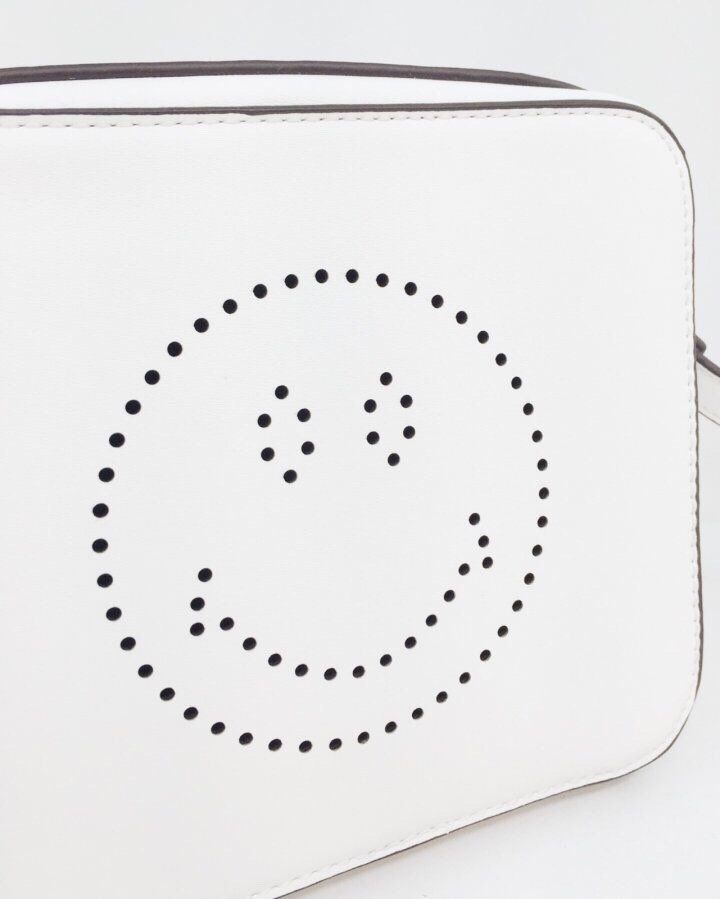 New Anya Smile Box Bag Punching Bag Mini Black 2 C