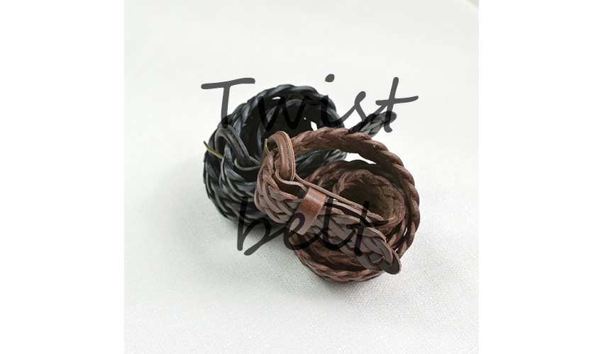 NEW MEN FASHION BELT Chopstick Ring Belt Double Le
