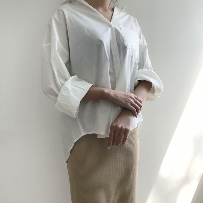 H Line Goliath Bending Knit Long Skirt IBDA Coordi