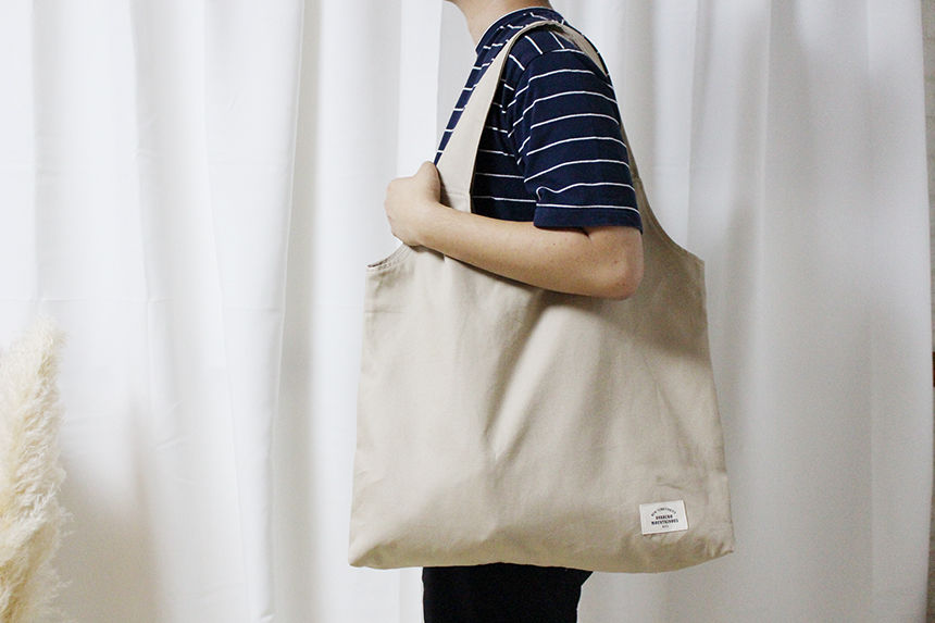 Men's Big Size Shoulder Bag Eco Bag Cloth Men&#