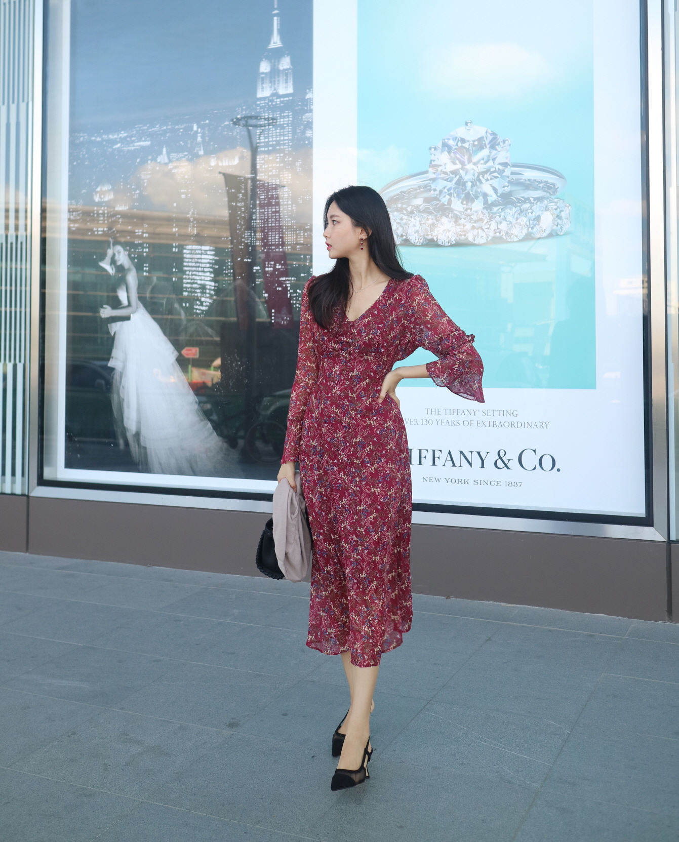 Cropped Chiffon One Piece Romantic Travel Look Fem