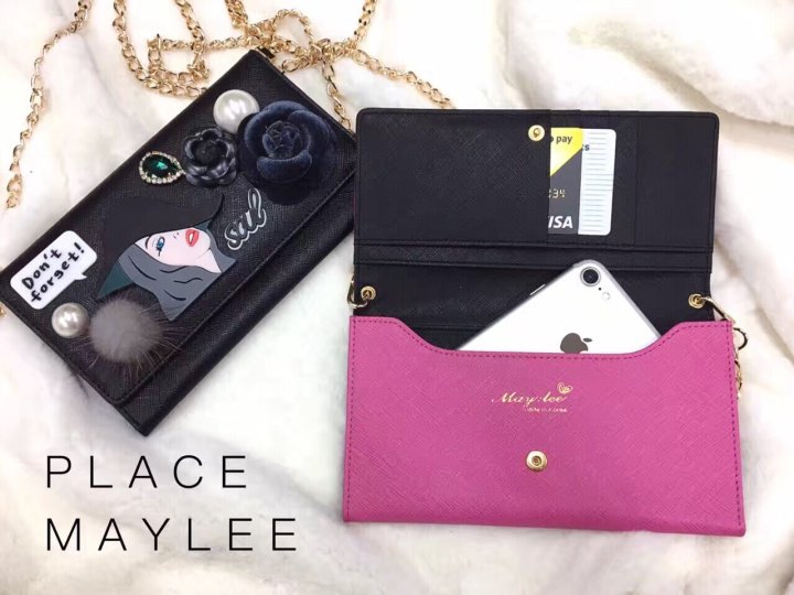 New Unique cell phone wallet cross back detailing 