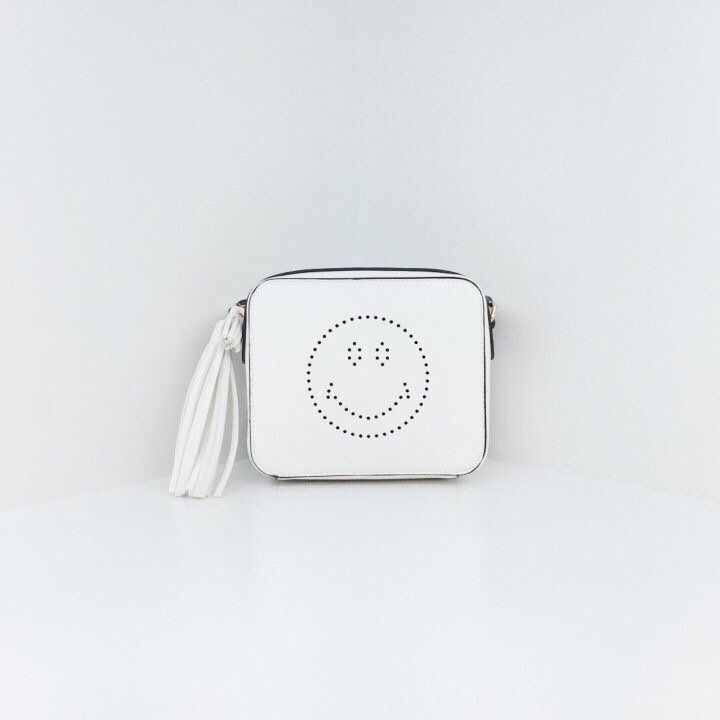 New Anya Smile Box Bag Punching Bag Mini Black 2 C