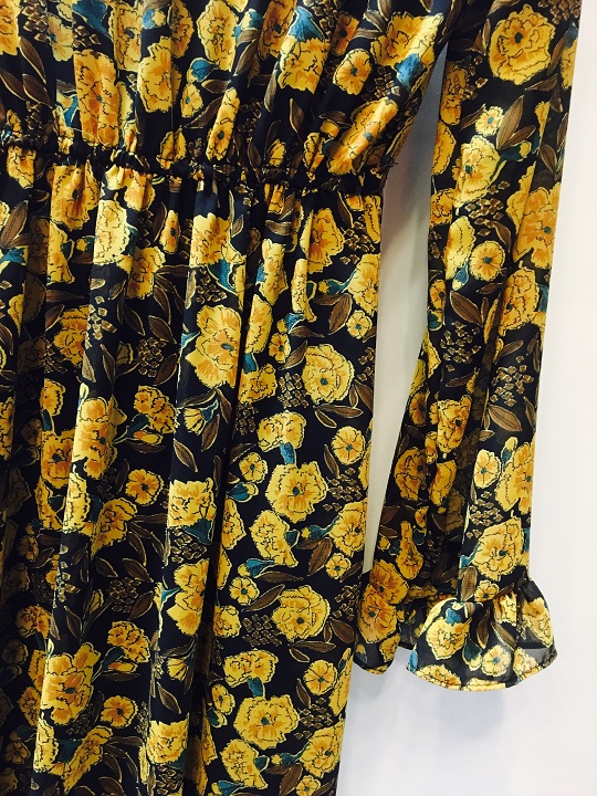 Choker Chiffon Long One Piece Sand Glass Autumn An