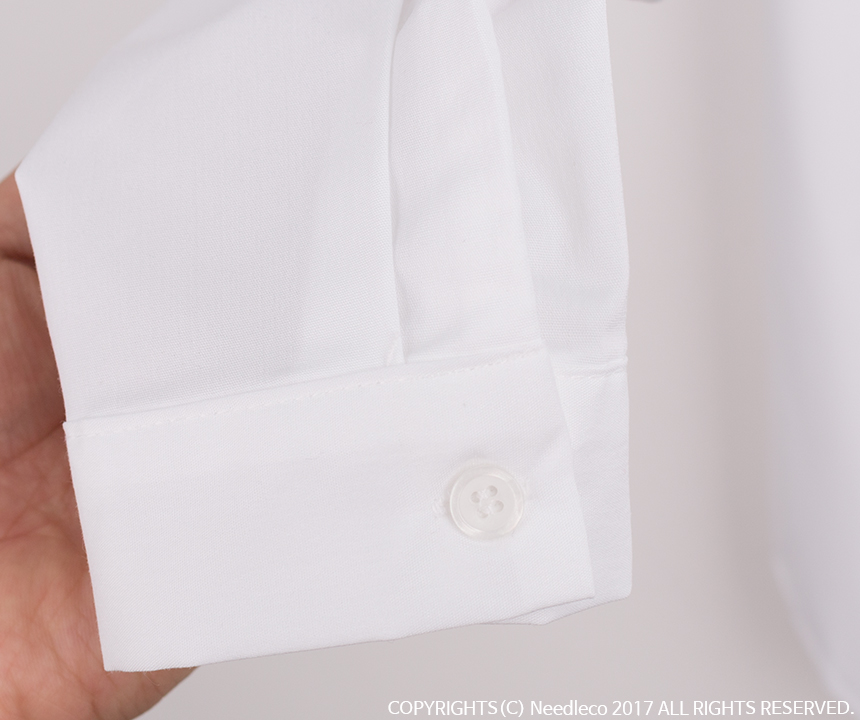 Needle nose span white shirt blouse three species 