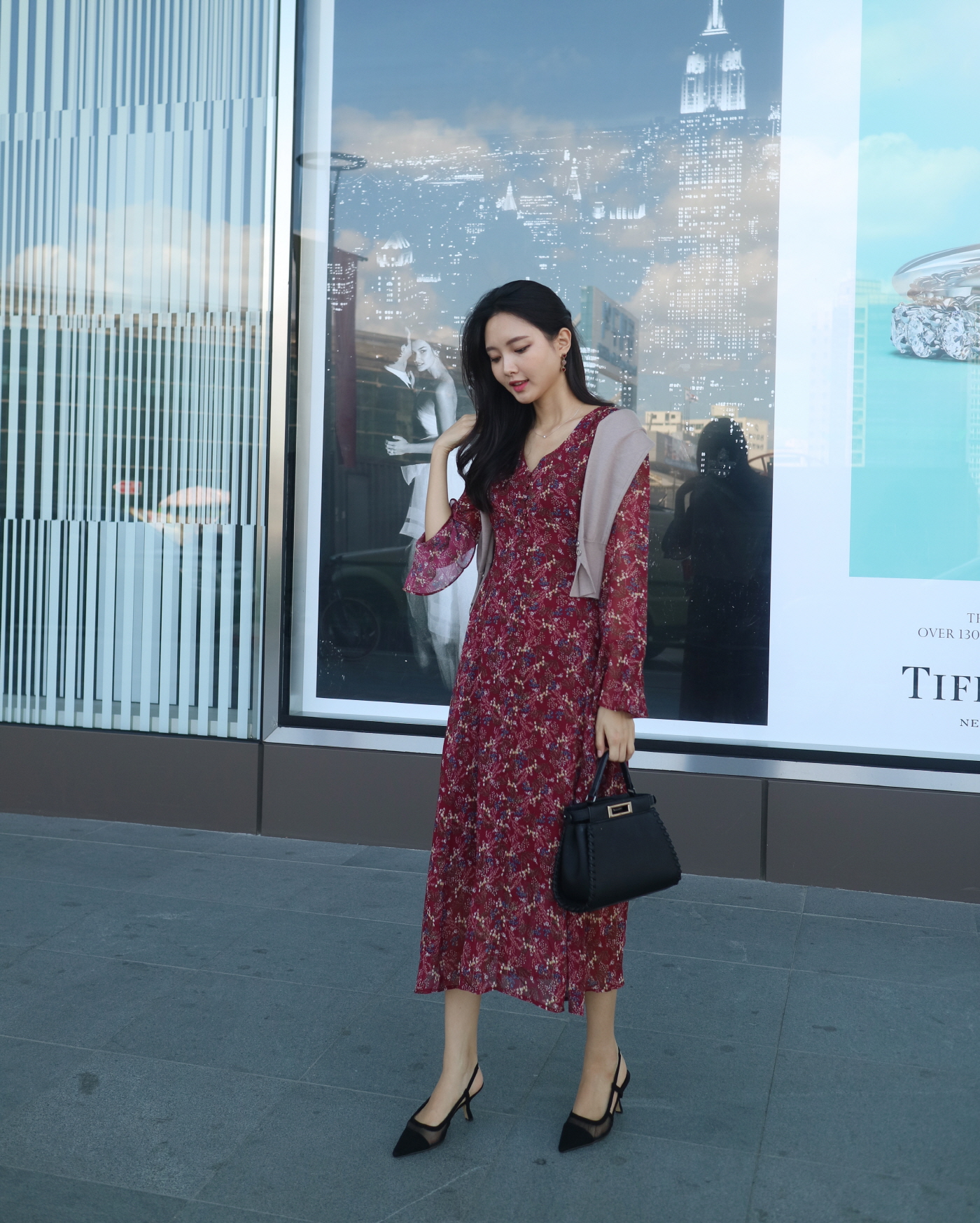 Cropped Chiffon One Piece Romantic Travel Look Fem