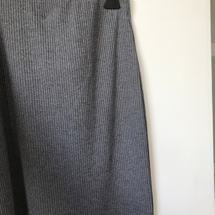 H Line Goliath Bending Knit Long Skirt IBDA Coordi