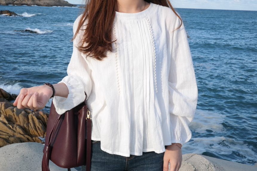 NEW FASHION LADY GIRL Blouse Lace Frilled Blouse