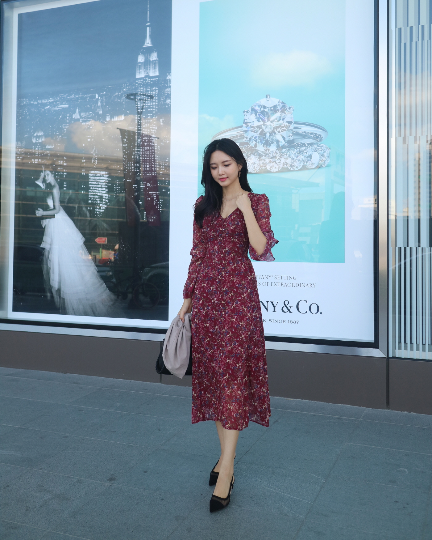 Cropped Chiffon One Piece Romantic Travel Look Fem