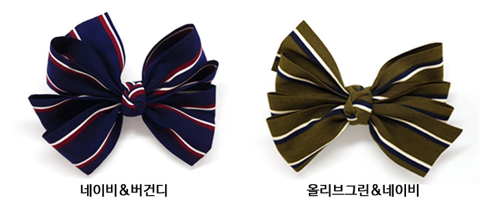 Handmade hairpin striped hairpin autumn king ribbo