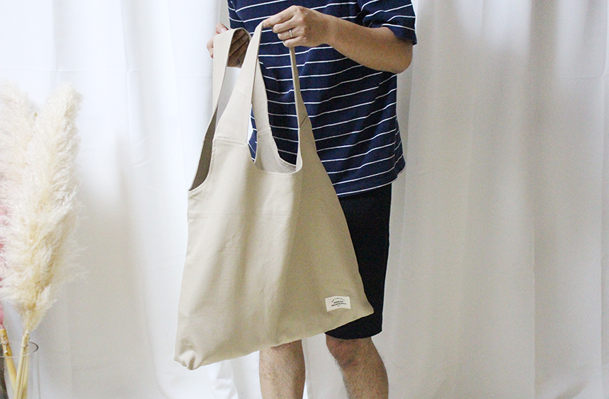 Men's Big Size Shoulder Bag Eco Bag Cloth Men&#