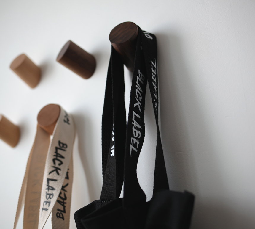 NEW ECO BAG Black Label Aboeba Eco Bag Back Canvas