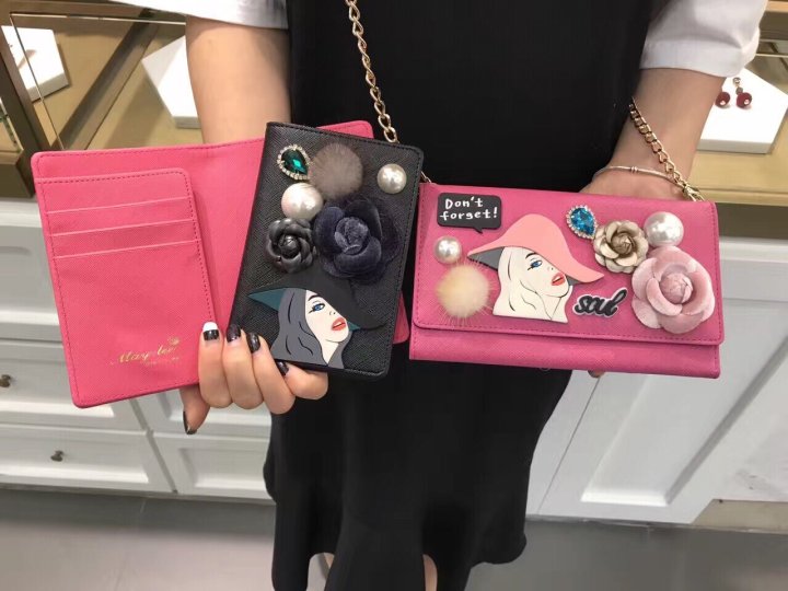 New Unique cell phone wallet cross back detailing 