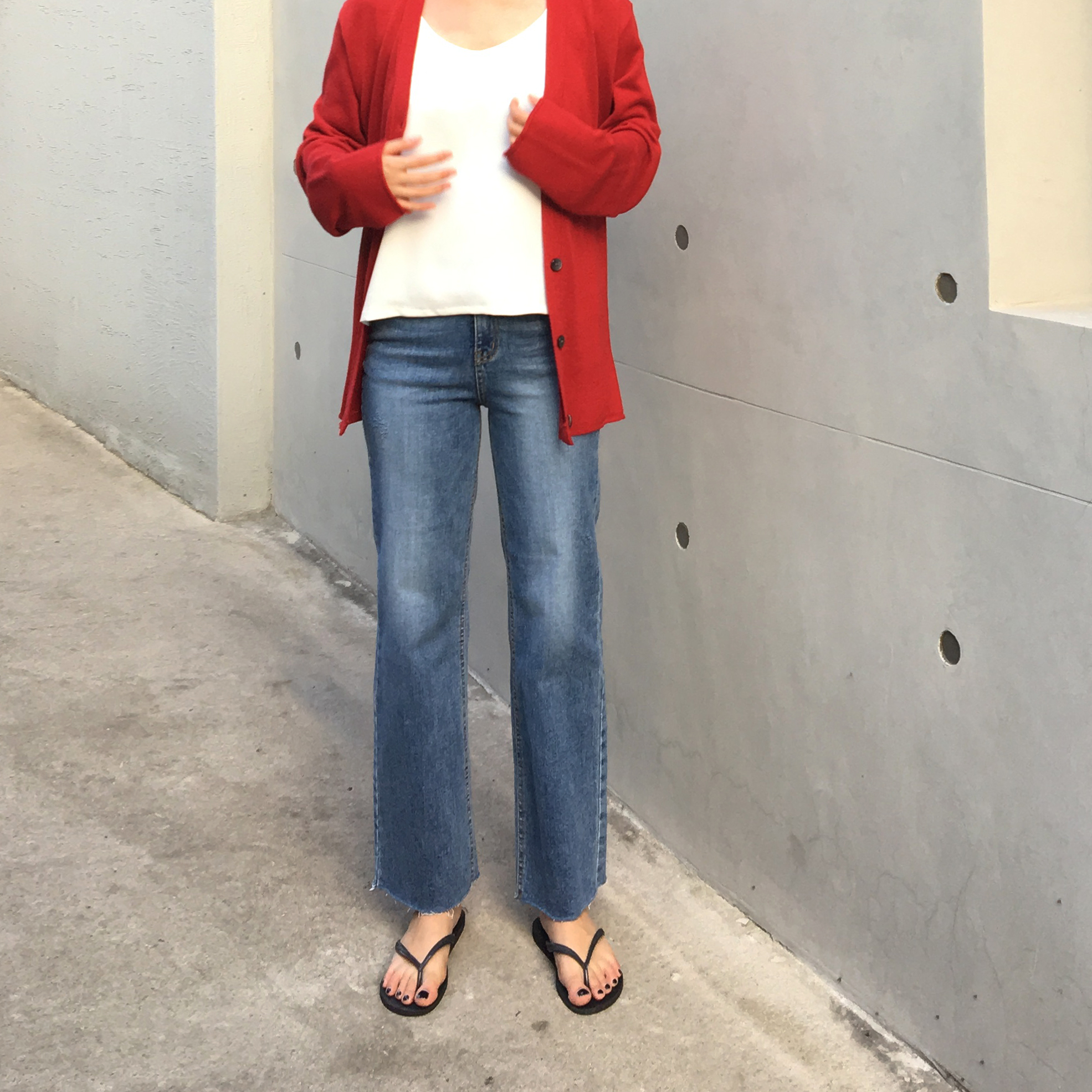 Korea Jeans Pants Eleven Denim Pants Tong Jeans Cu