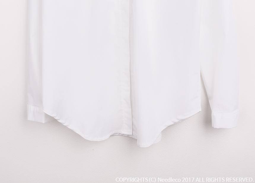 Needle nose span white shirt blouse three species 