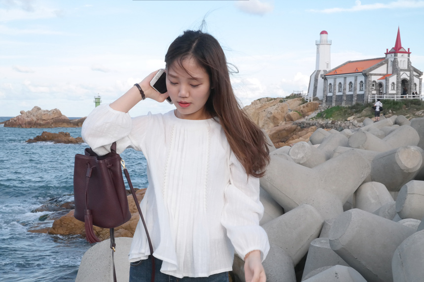 NEW FASHION LADY GIRL Blouse Lace Frilled Blouse