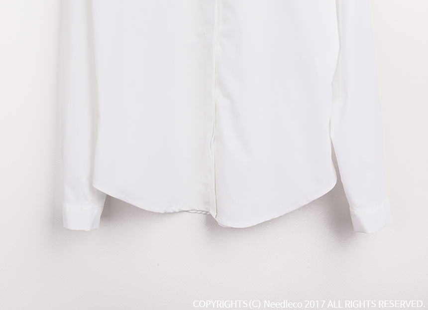 Needle nose span white shirt blouse three species 