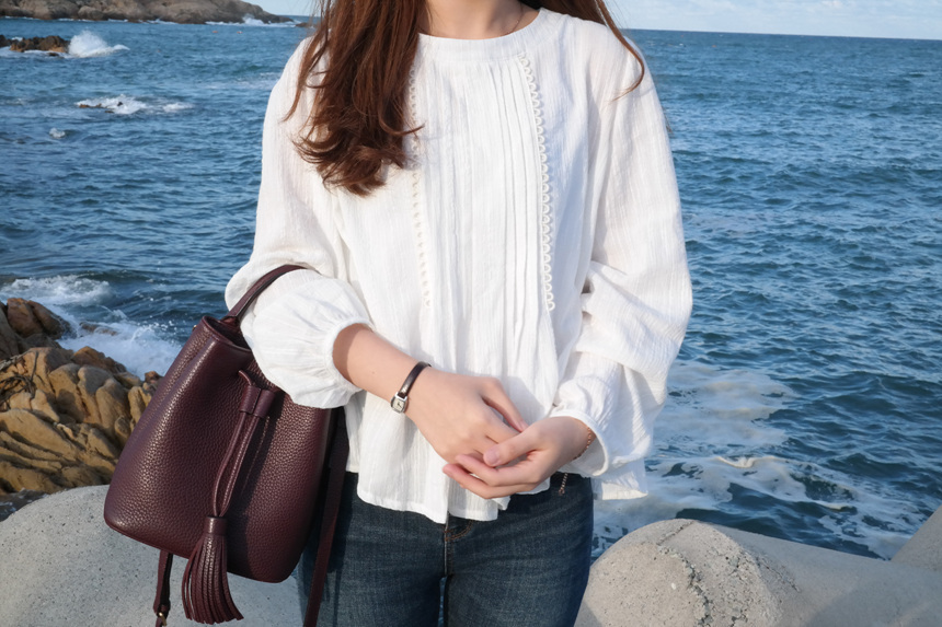 NEW FASHION LADY GIRL Blouse Lace Frilled Blouse