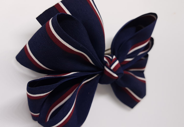 Handmade hairpin striped hairpin autumn king ribbo