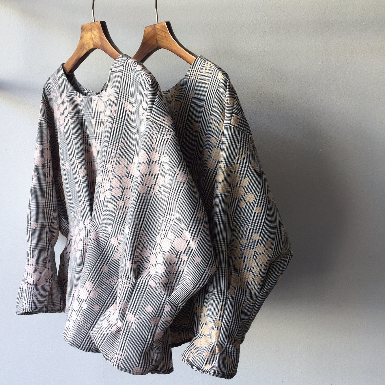 Women Blouses Seven Sisters Glen Check Bulk Blouse