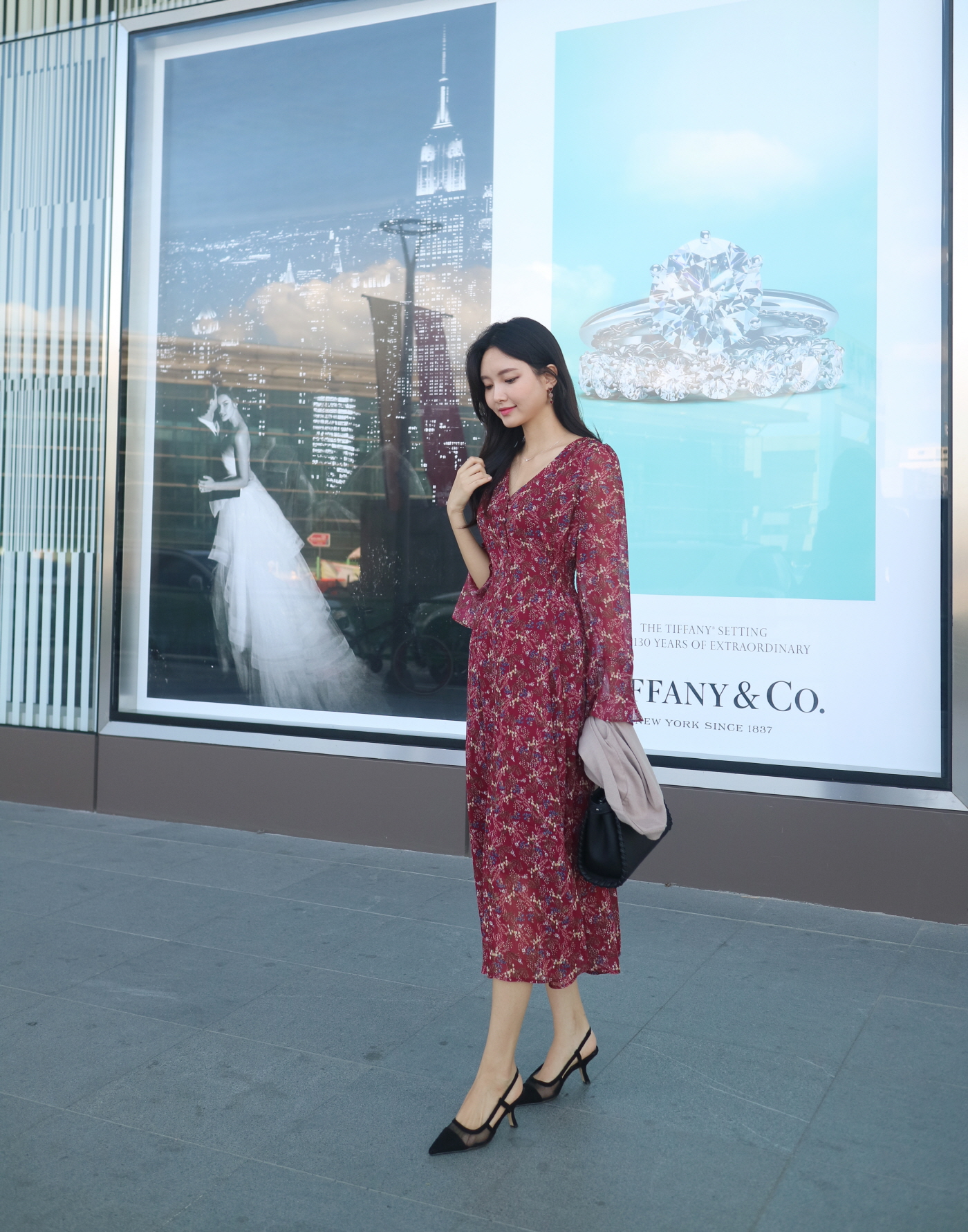 Cropped Chiffon One Piece Romantic Travel Look Fem