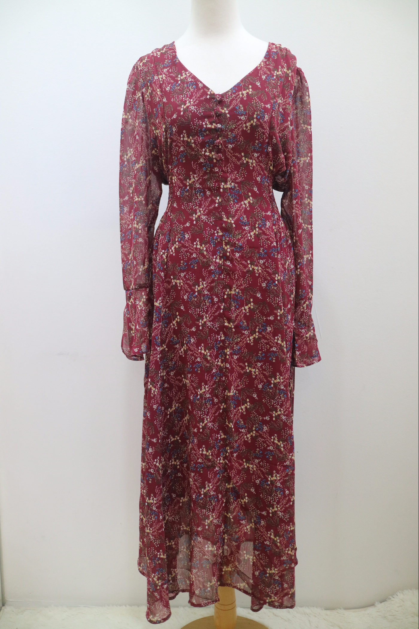 Cropped Chiffon One Piece Romantic Travel Look Fem