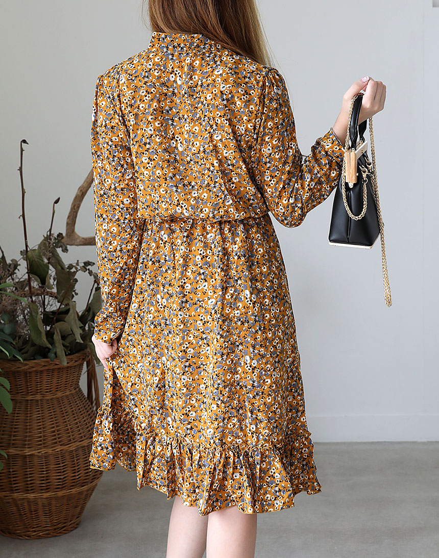 Autumn Chiffon Flower Long Dress 20 Girls Girl Coo