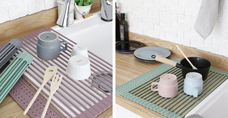 Pastel Silicone Sink Drying Mat 3 color Housewarmi